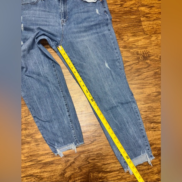 Nicole Miller High Rise Ankle Skinny Jeans Size 16 - Picture 7 of 9